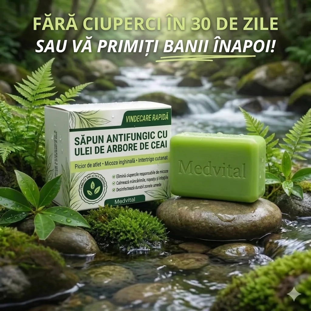 Săpun antifungic purificator Medvital®
